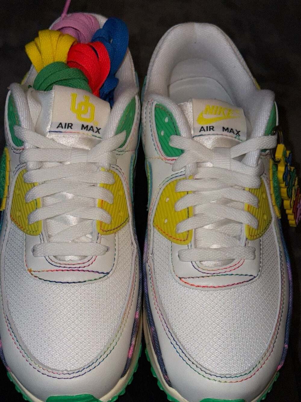 Grateful Dead x Univ of Oregon Air Max 90 Grateful Ducks size 8.5M/10W - Picture 4 of 7